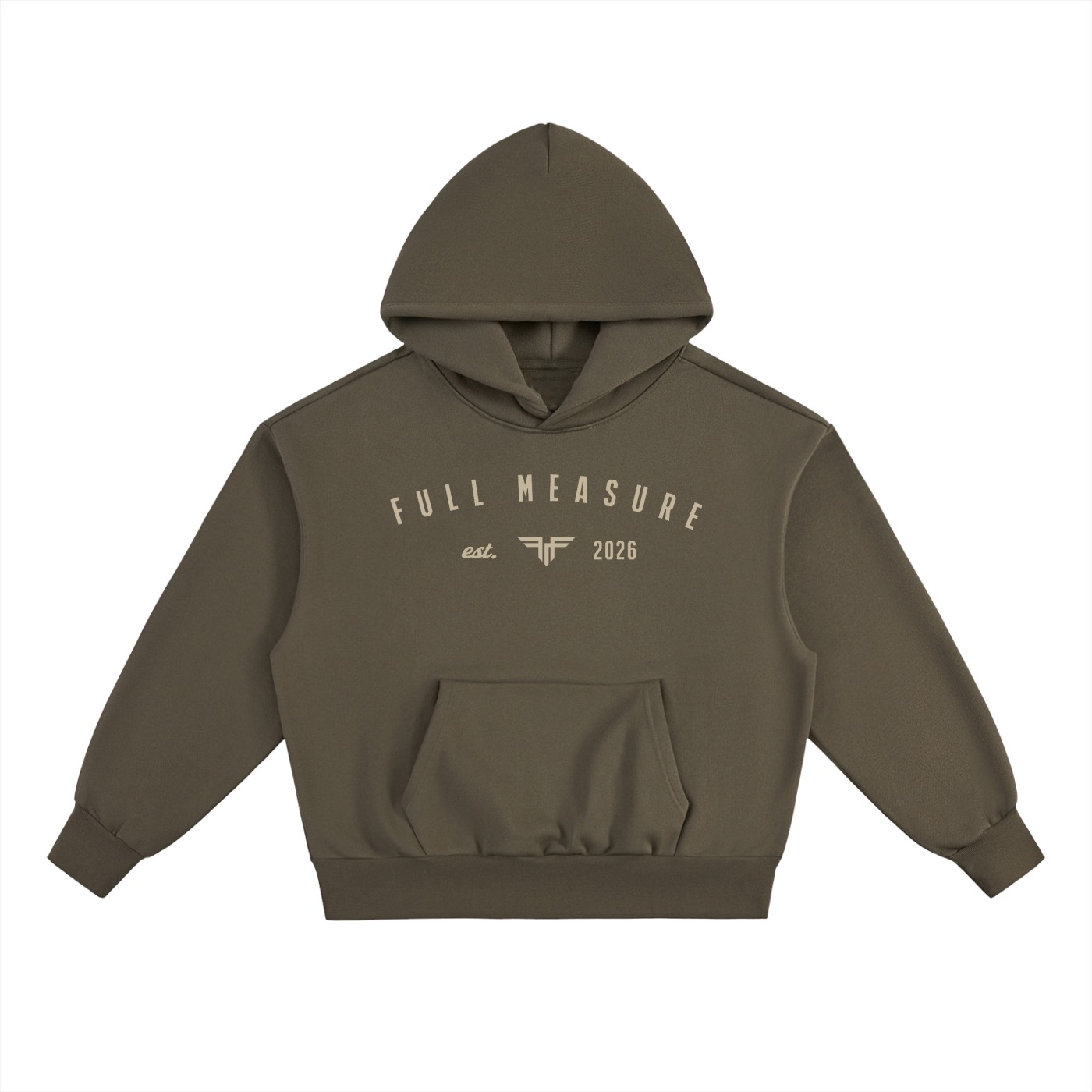 Olive Full Measure Heritage 26 hoodie